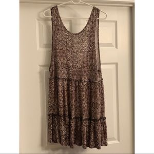 Element loose zig zag dress - size large